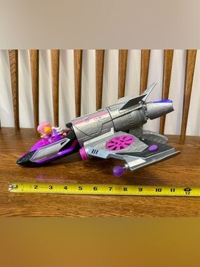 PAW Patrol The Mighty Movie Skye Rescue Jet Lights Sounds & Figure 15"
